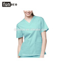 Women hosopital dress green nurse uniform short sleeve uniform